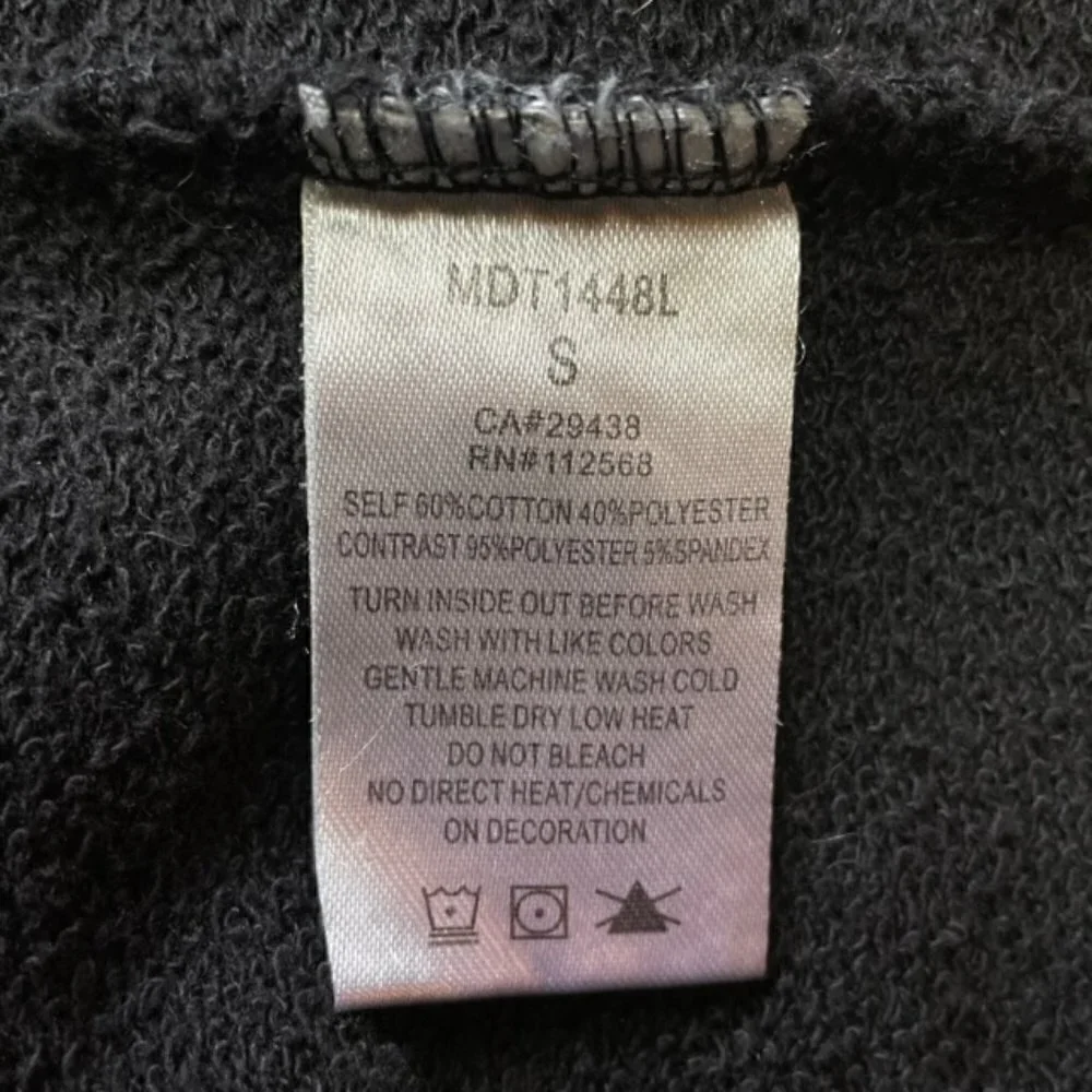 MISS ME Embellished Long Sleeve Sweater - Size Small